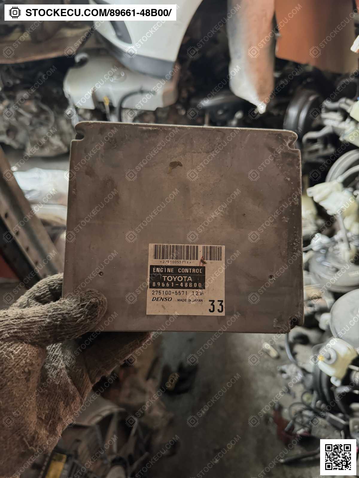 ECU Computer Engine Control 89661-48B00 for TOYOTA KLUGER MCU28R 2003