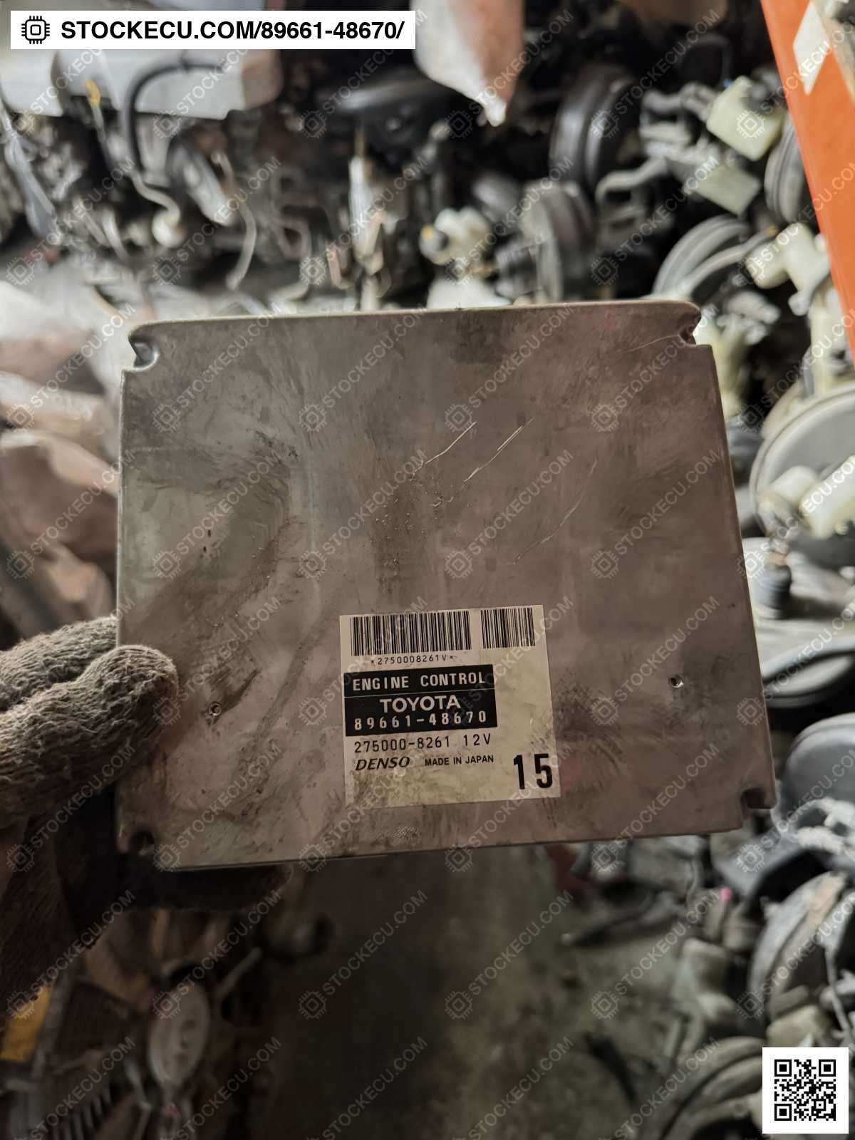 ECU Computer Engine Control 89661-48670 for TOYOTA KLUGER MCU28R 2003