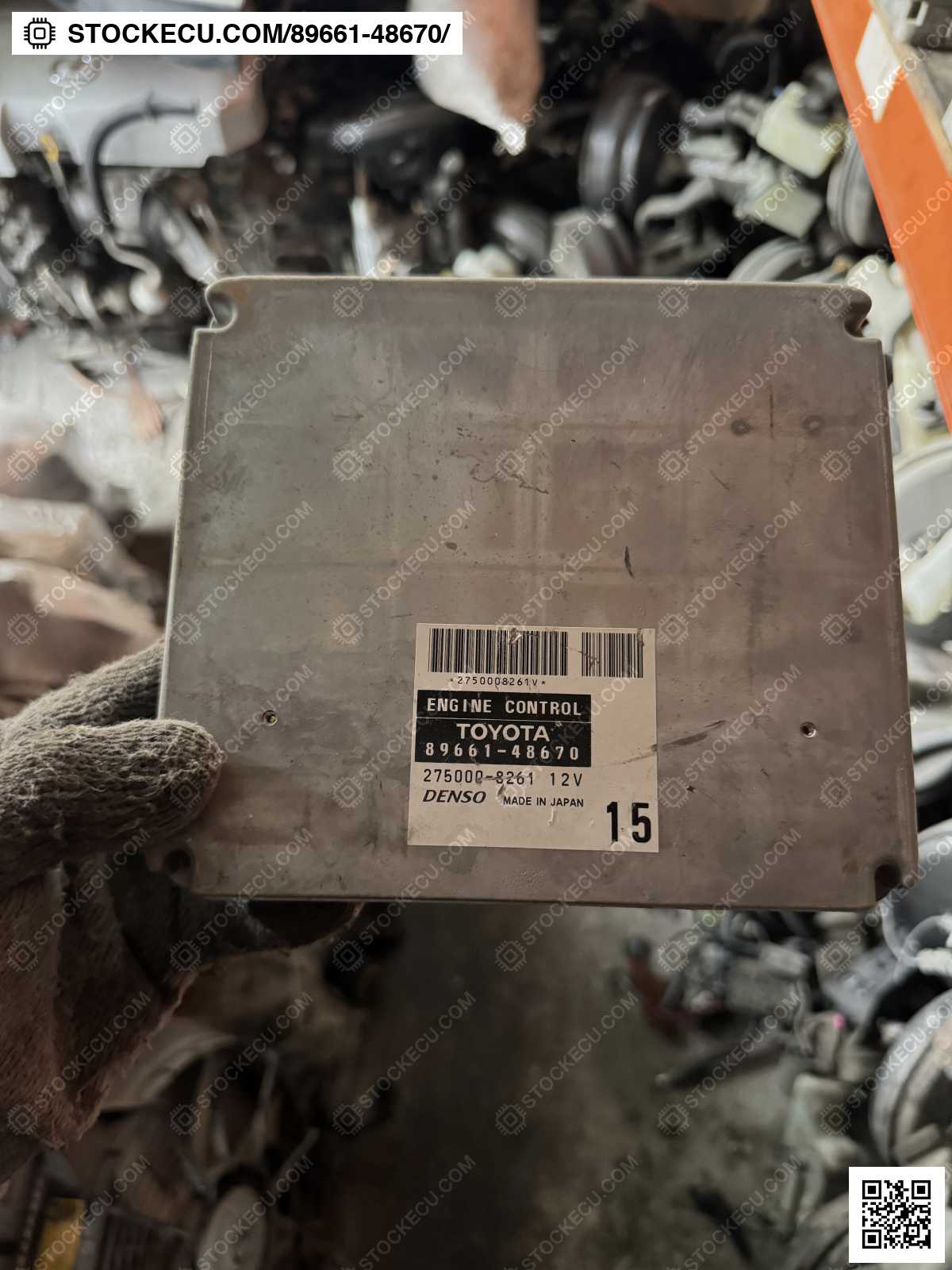 ECU Computer Engine Control 89661-48670 for TOYOTA KLUGER MCU28R 2003