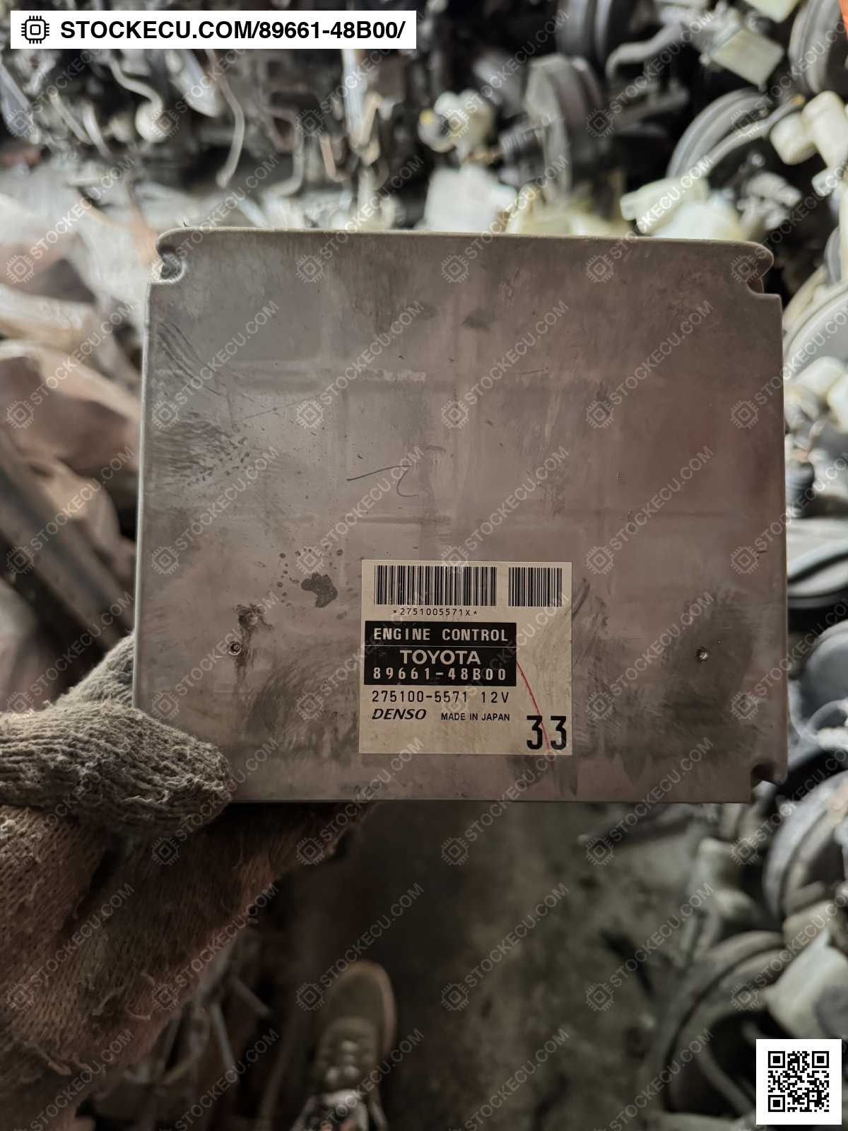 ECU Computer Engine Control 89661-48B00 for TOYOTA KLUGER MCU28R 2003