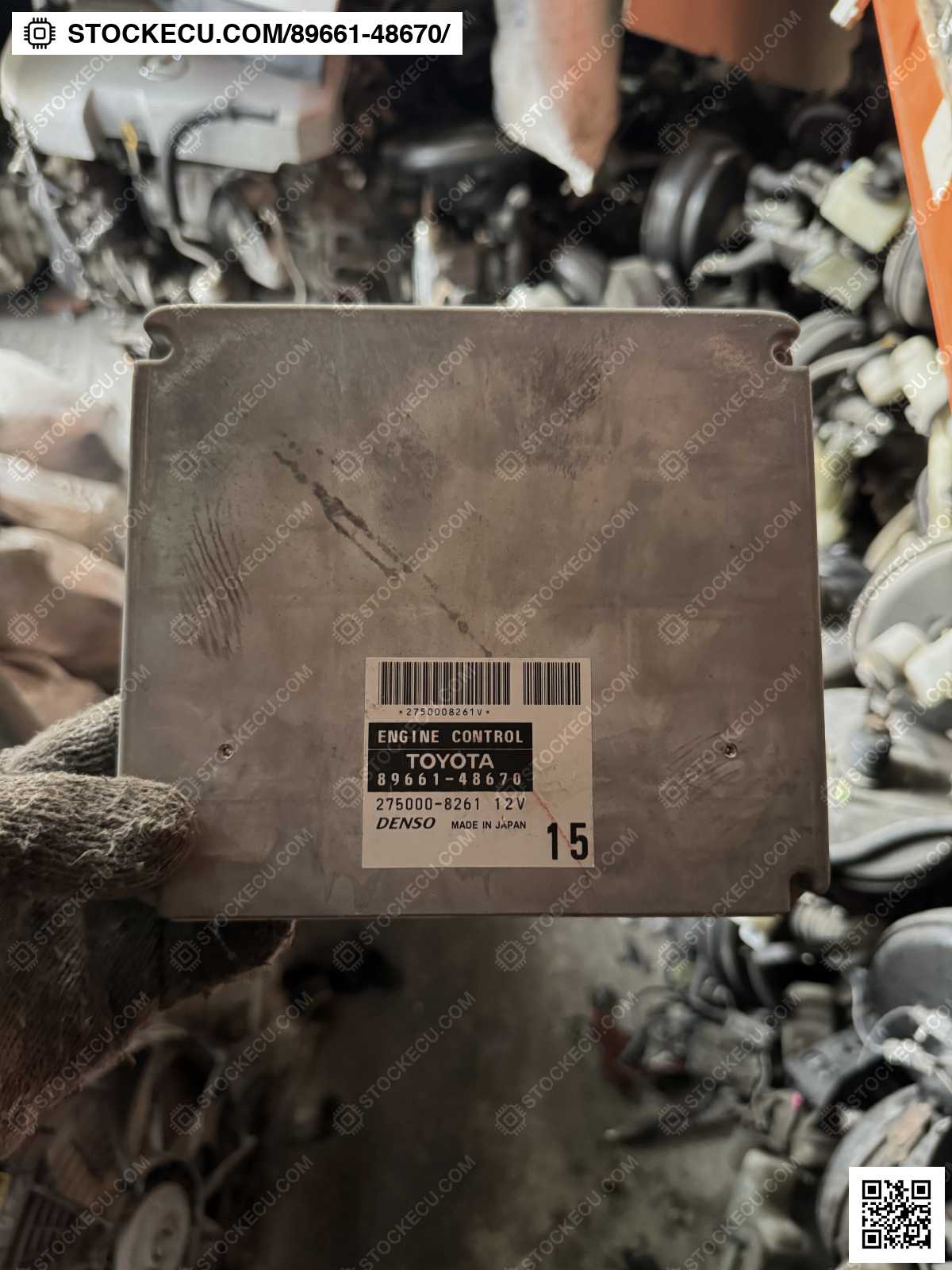 ECU Computer Engine Control 89661-48670 for TOYOTA KLUGER MCU28R 2003