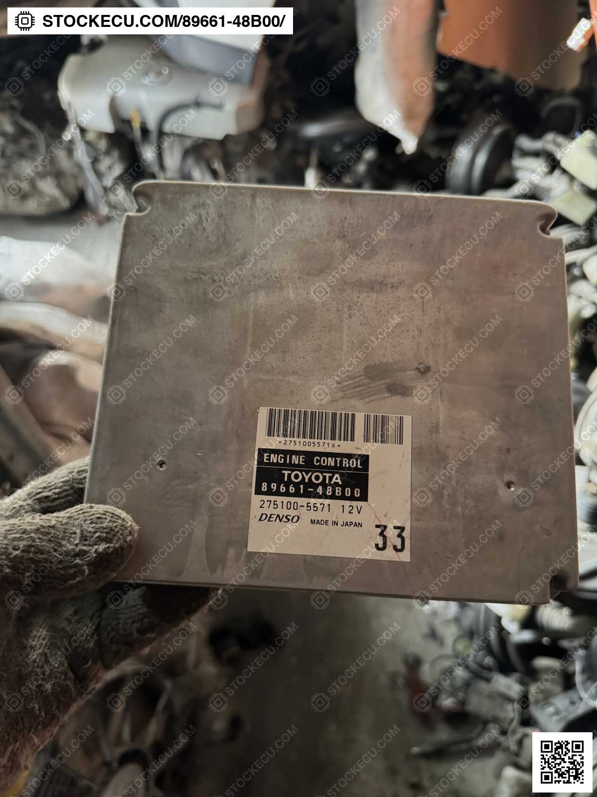 ECU Computer Engine Control 89661-48B00 for TOYOTA KLUGER MCU28R 2003