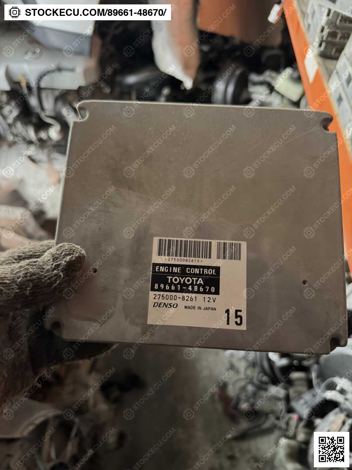 ECU Computer Engine Control 89661-48670 for TOYOTA KLUGER MCU28R 2003