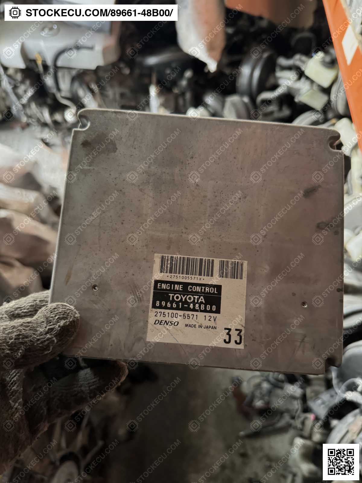 ECU Computer Engine Control 89661-48B00 for TOYOTA KLUGER MCU28R 2003