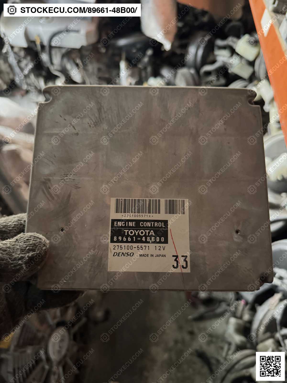 ECU Computer Engine Control 89661-48B00 for TOYOTA KLUGER MCU28R 2003