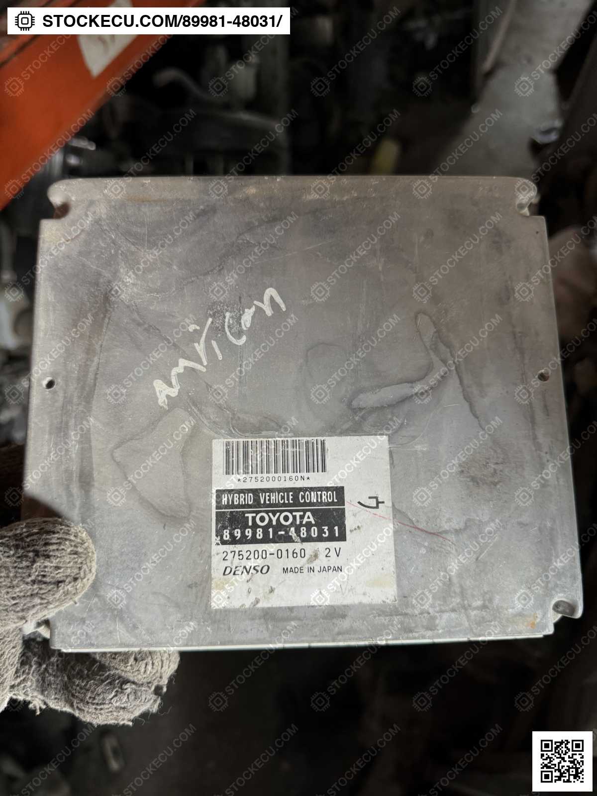 ECU Computer Engine Control 89981-48031 for LEXUS RX400H MHU38L 2005